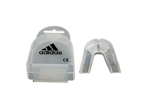 Adidas Boxing Double Gumshield Mouthguard - Clear With Case